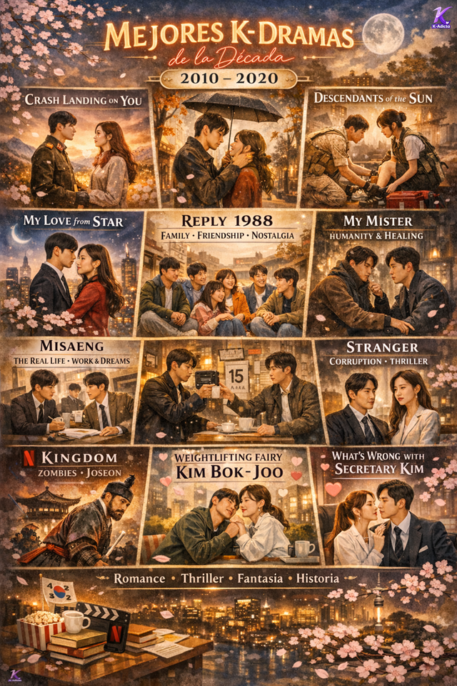 Mejores Kdramas de la década 2010 a 2020