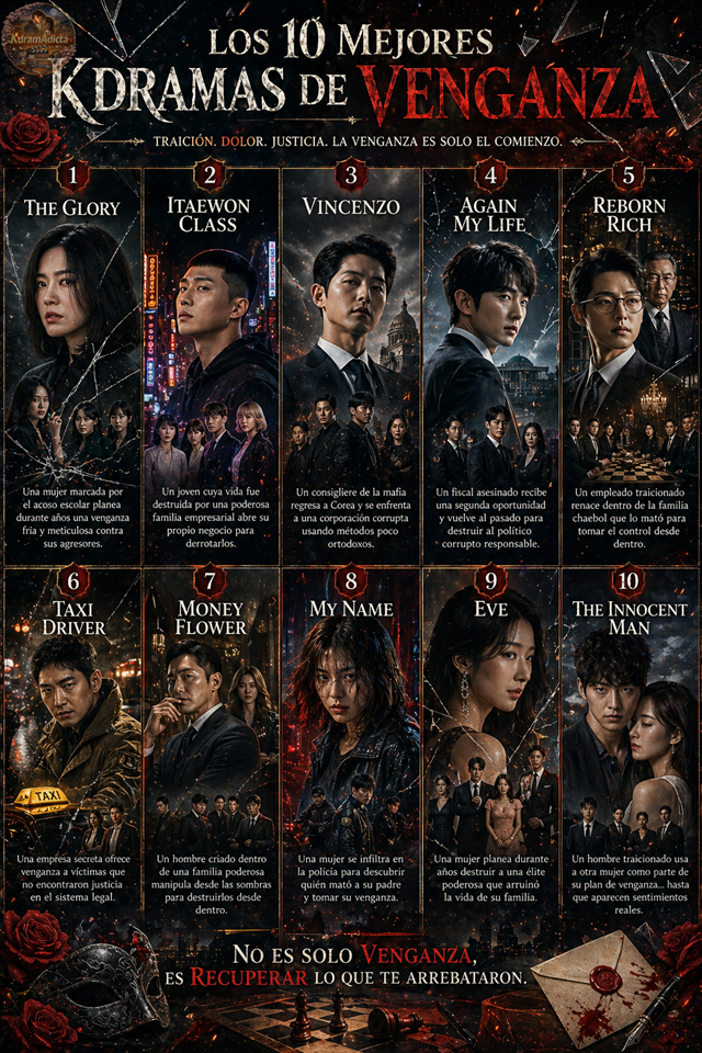 10 mejores Kdramas de Venganzas