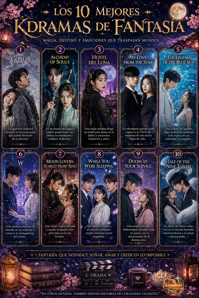 10 mejores kdramas de Fantasía